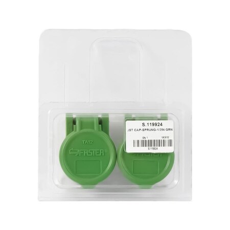 Aftermarket S119924 Dust Cap, 12, Green 2 pcs Agripak  Fits Faster SpA TA12V S.119924-SPX